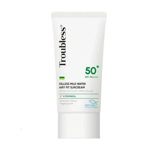 Oiless Mild Water Airy Fit Sun Cream TROUBLESS